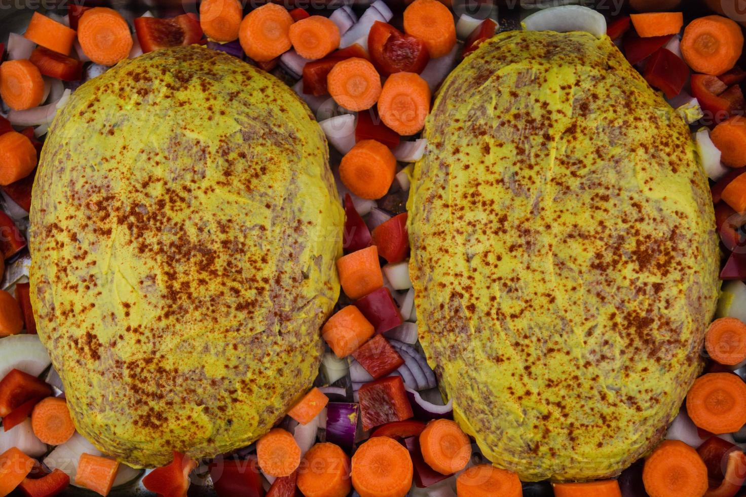 traditionell tysk köttfärslimpa foto