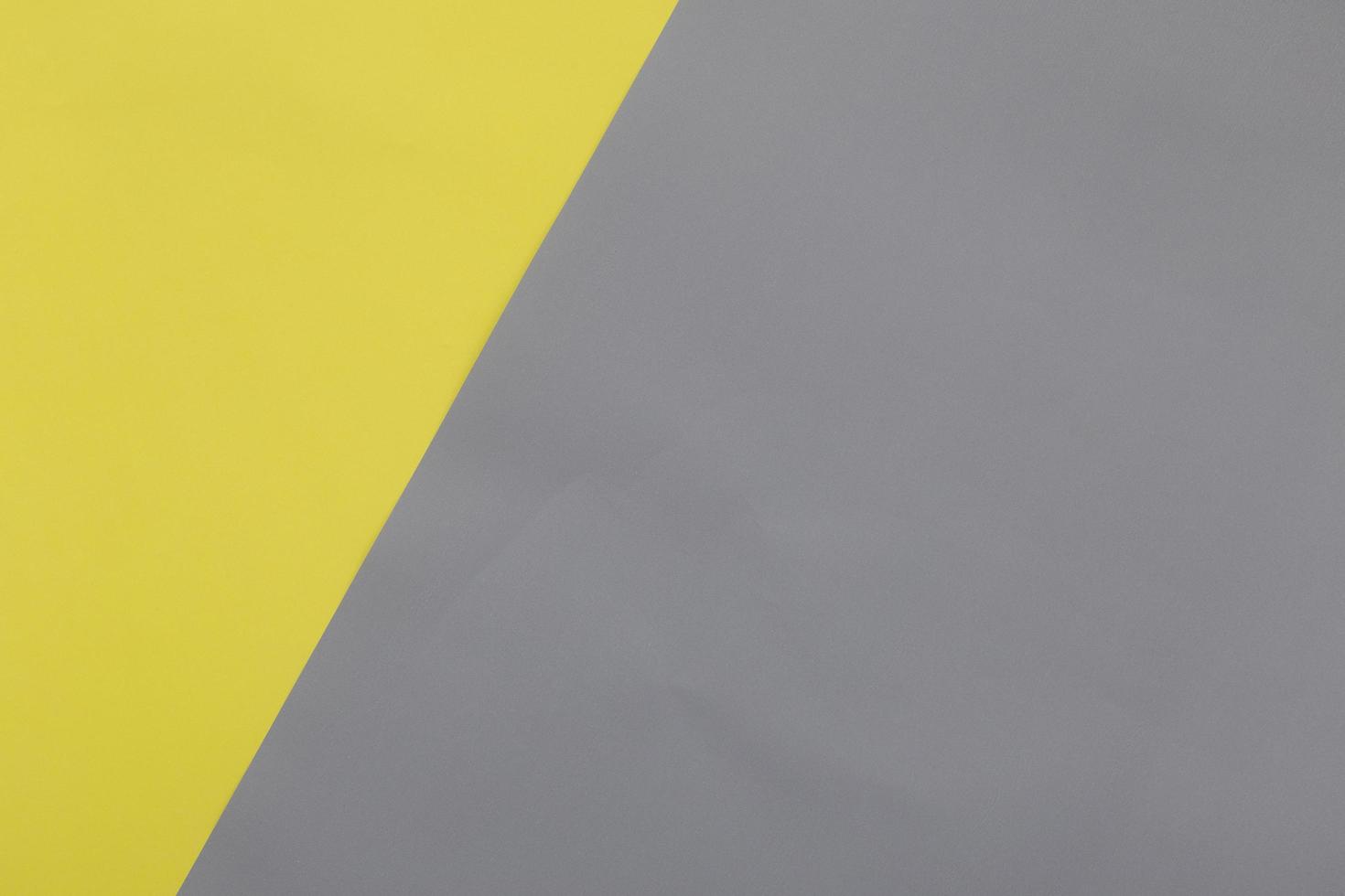 lysande gul och ultimat grå pastellpapper textur bakgrund foto