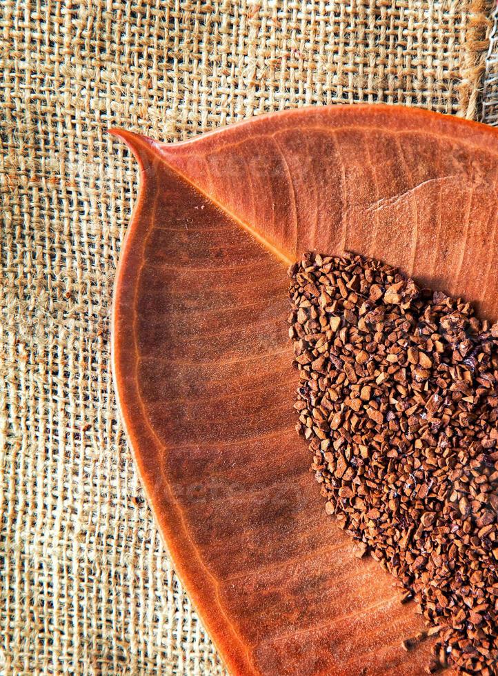 naturliga rostade kaffebönor foto