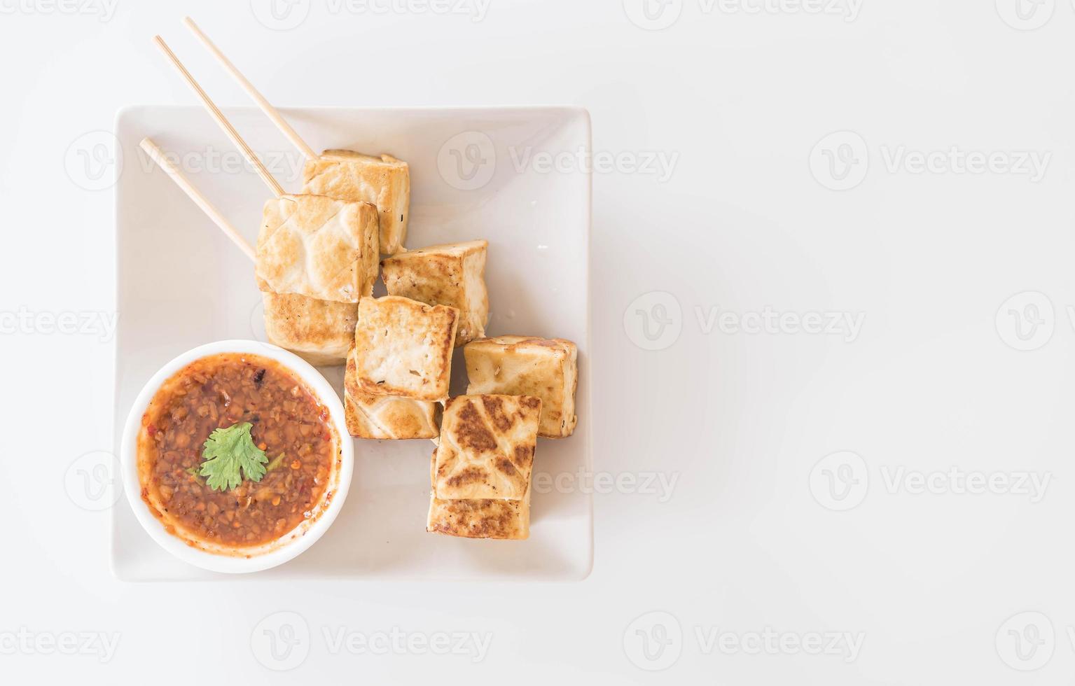 stekt tofu - hälsosam mat foto