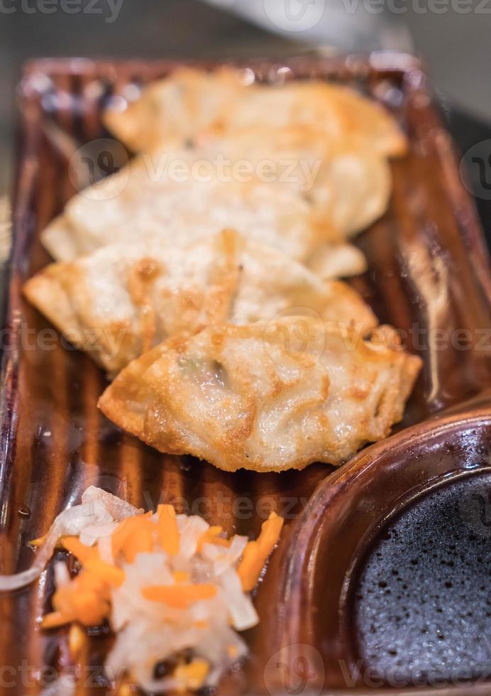 gyoza eller dumpling foto