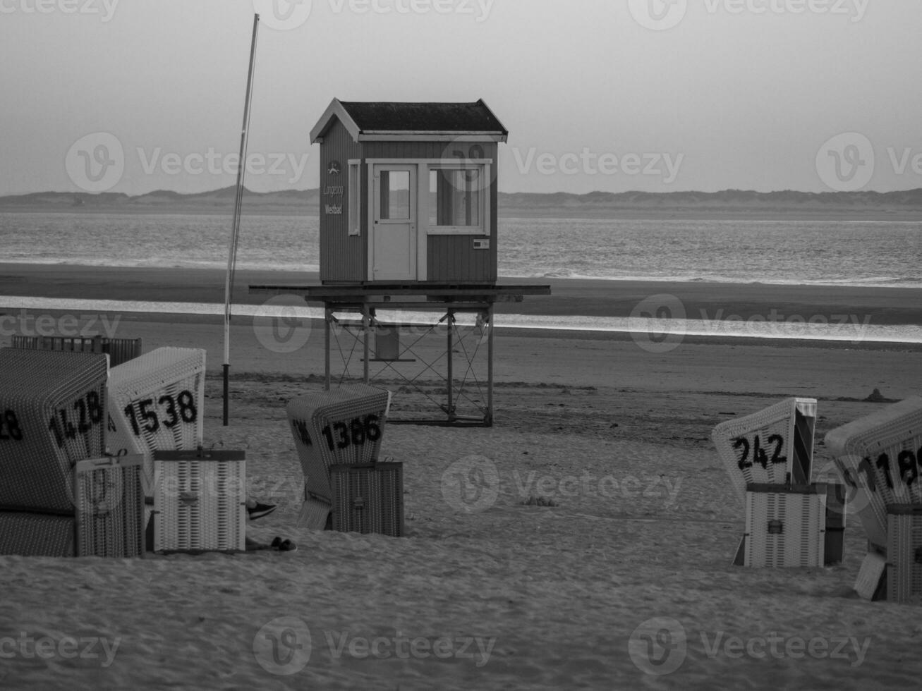 langeoog ön i Nordsjön foto