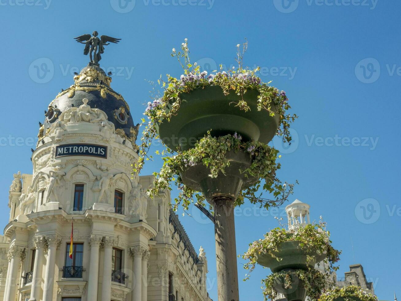 de stad od madrid foto