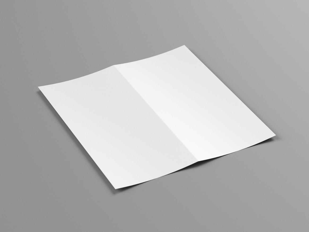 bifold flygblad eller broschyrmockups design foto