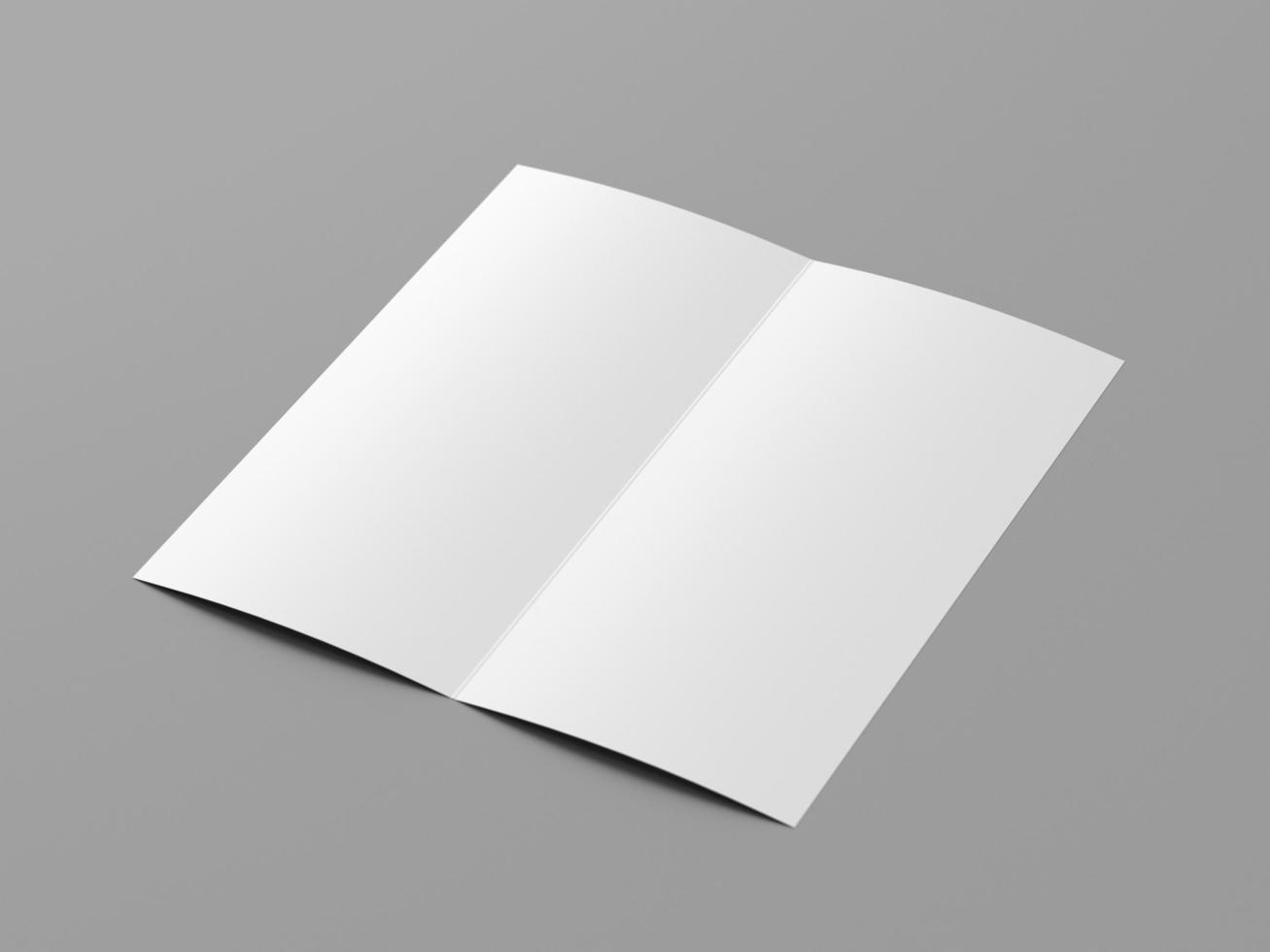 bifold flygblad eller broschyrmockups design foto