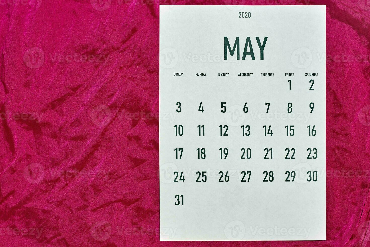 april en gång i månaden kalender på röd foto