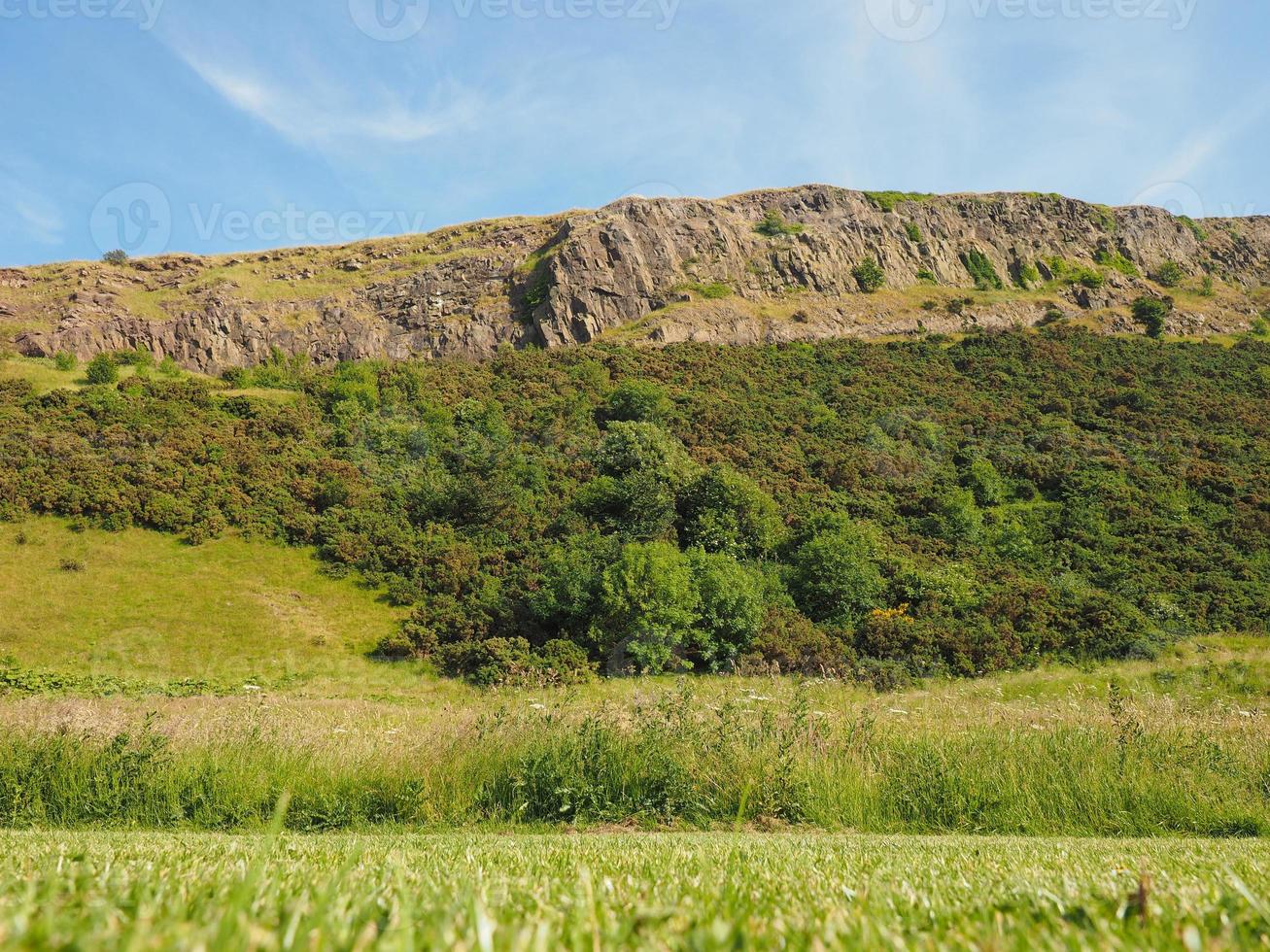 Arthur's seat i Edinburgh foto