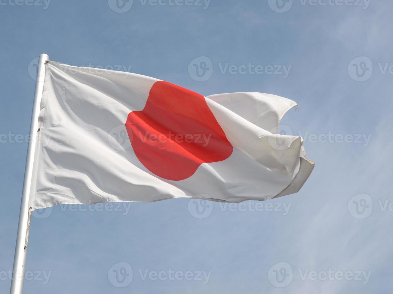 Japans flagga foto