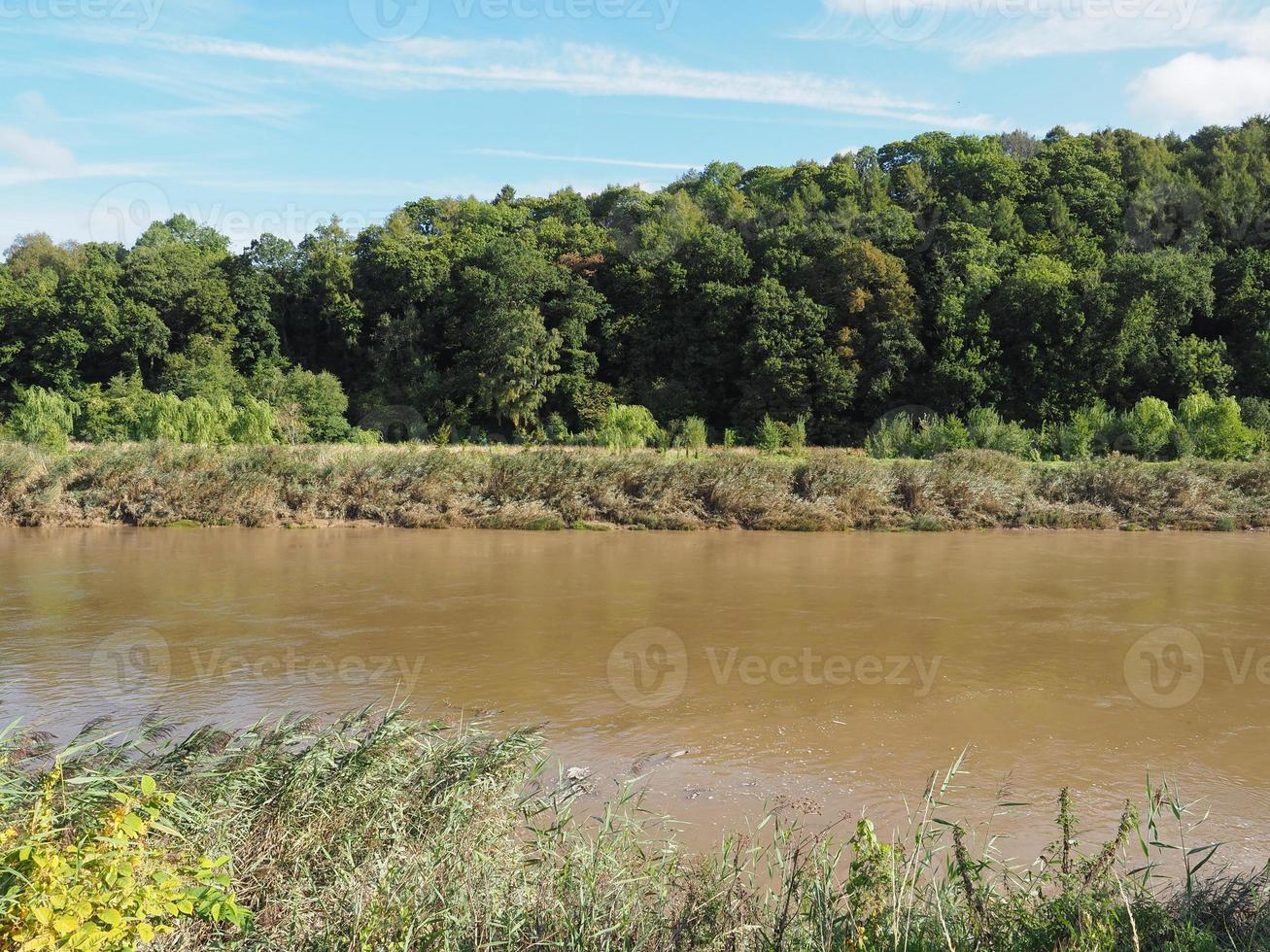 river wye i tintern foto