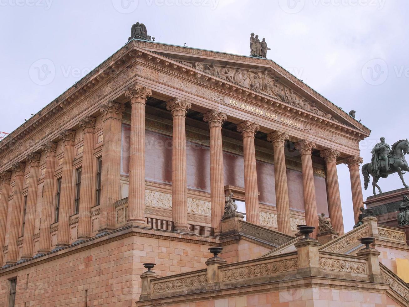 alte national galerie i berlin foto