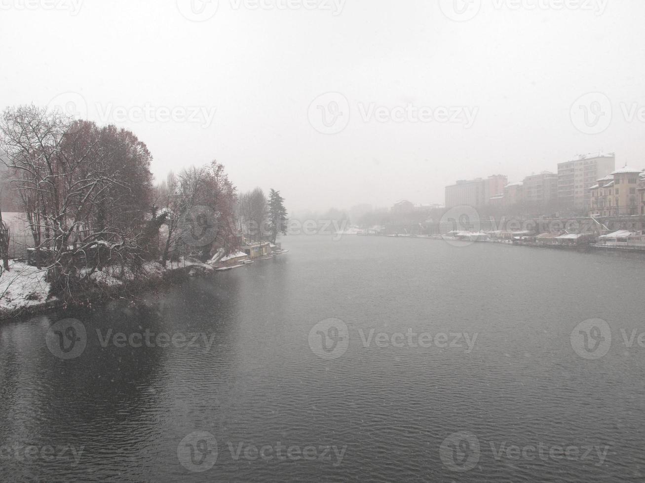 river po, turin foto