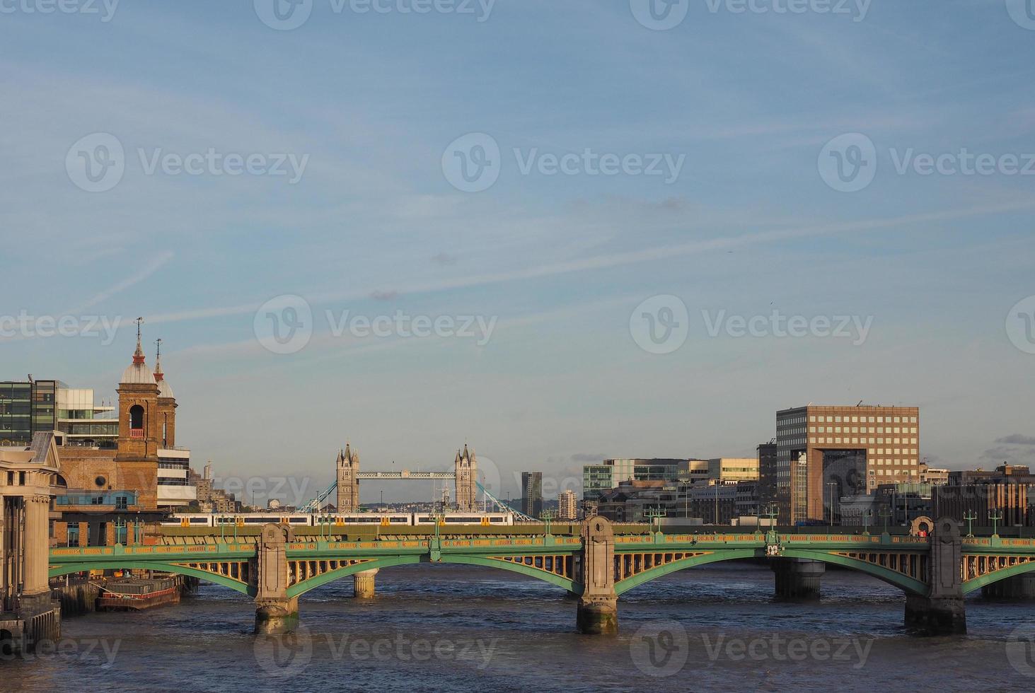 Themsen i London foto