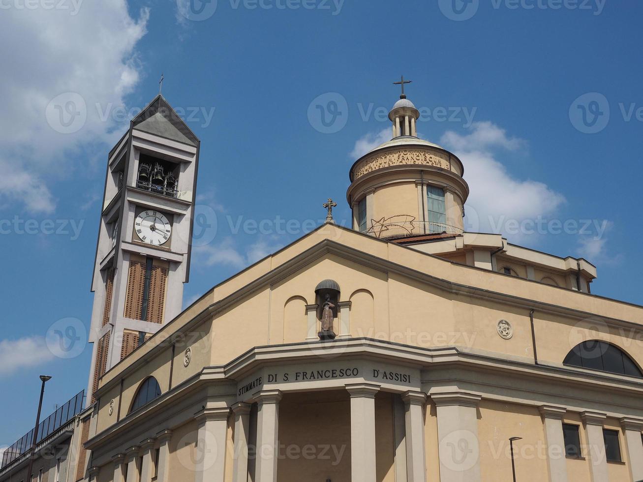 San francesco assisi kyrka i Turin foto