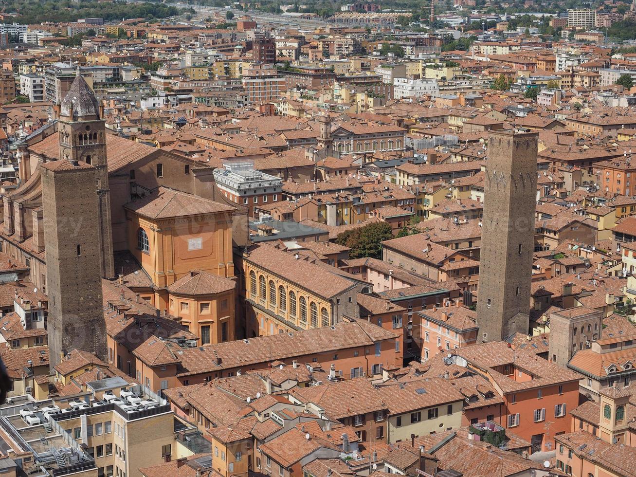 Flygfoto över bologna foto