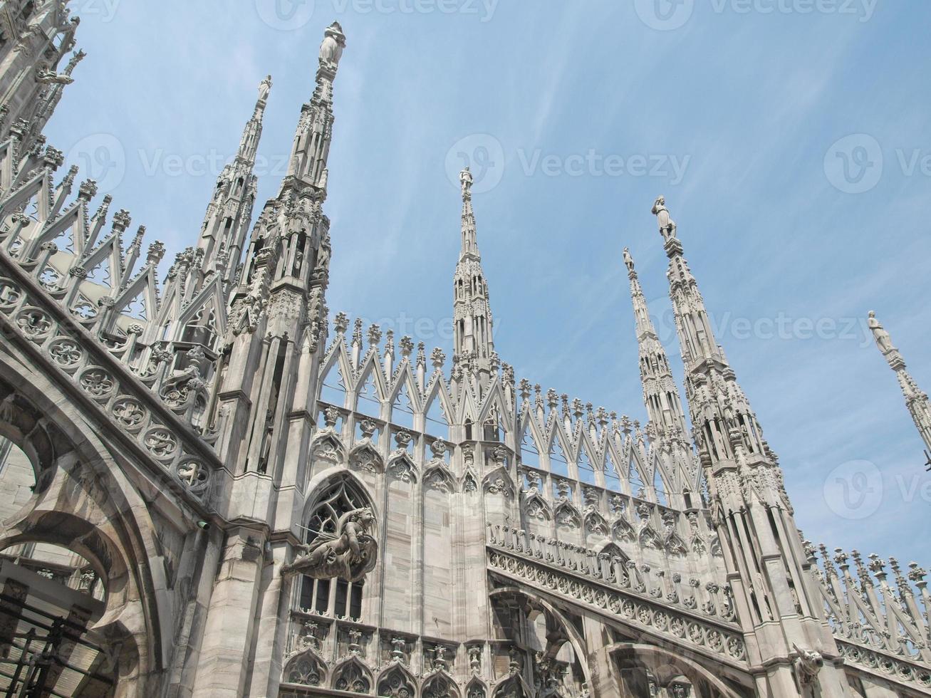 duomo di milano milankatedralen foto