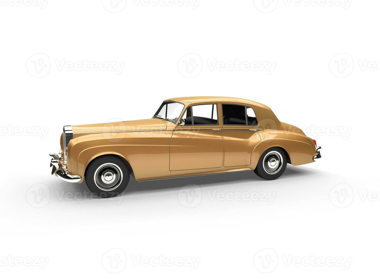 gyllene årgång bil foto