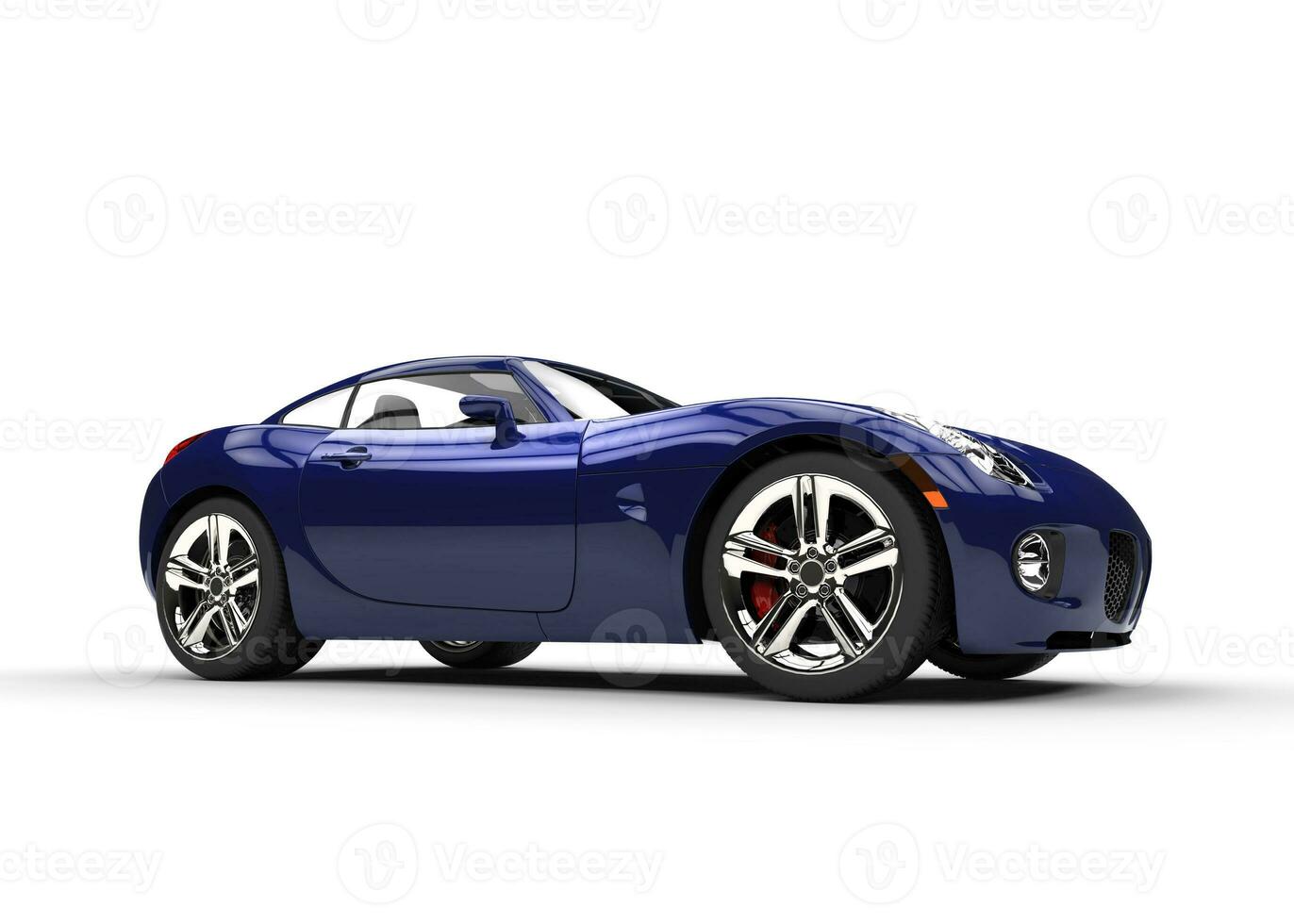 mörk blå snabb eleganta bil foto