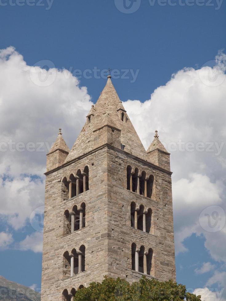 kyrkan sant orso aosta foto