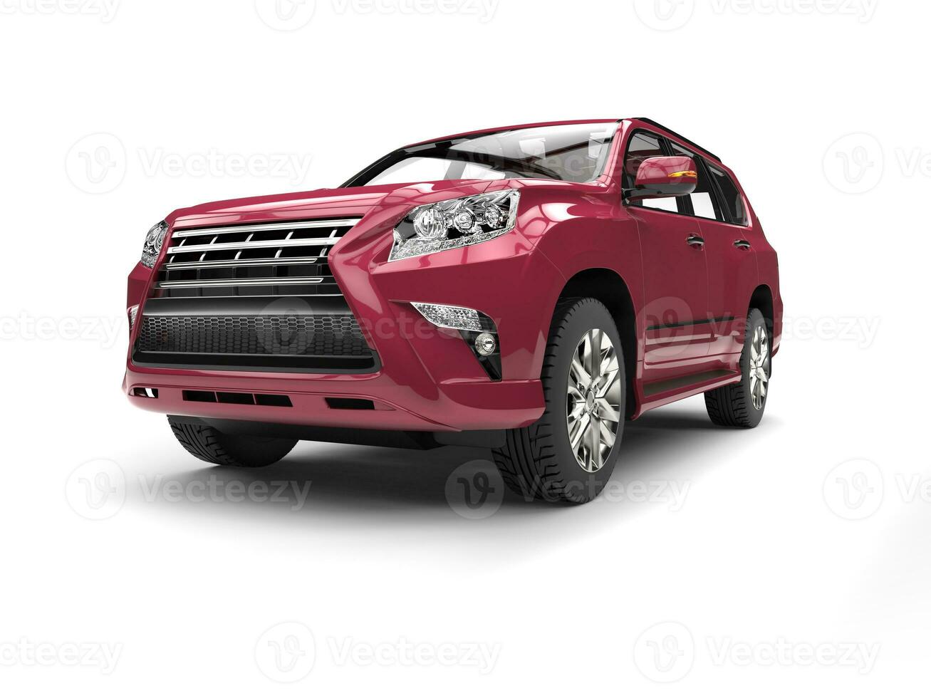 mörk rosa modern sUV foto