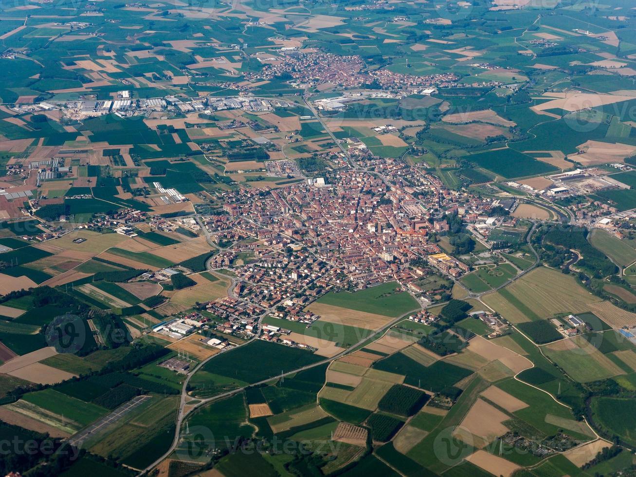 Flygfoto över vinovo foto