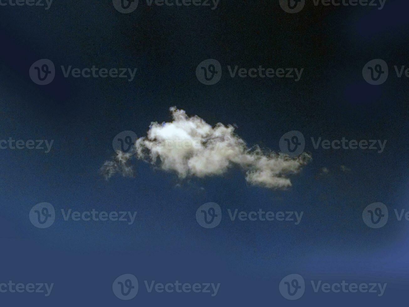 enda moln i de himmel, moln form Foto
