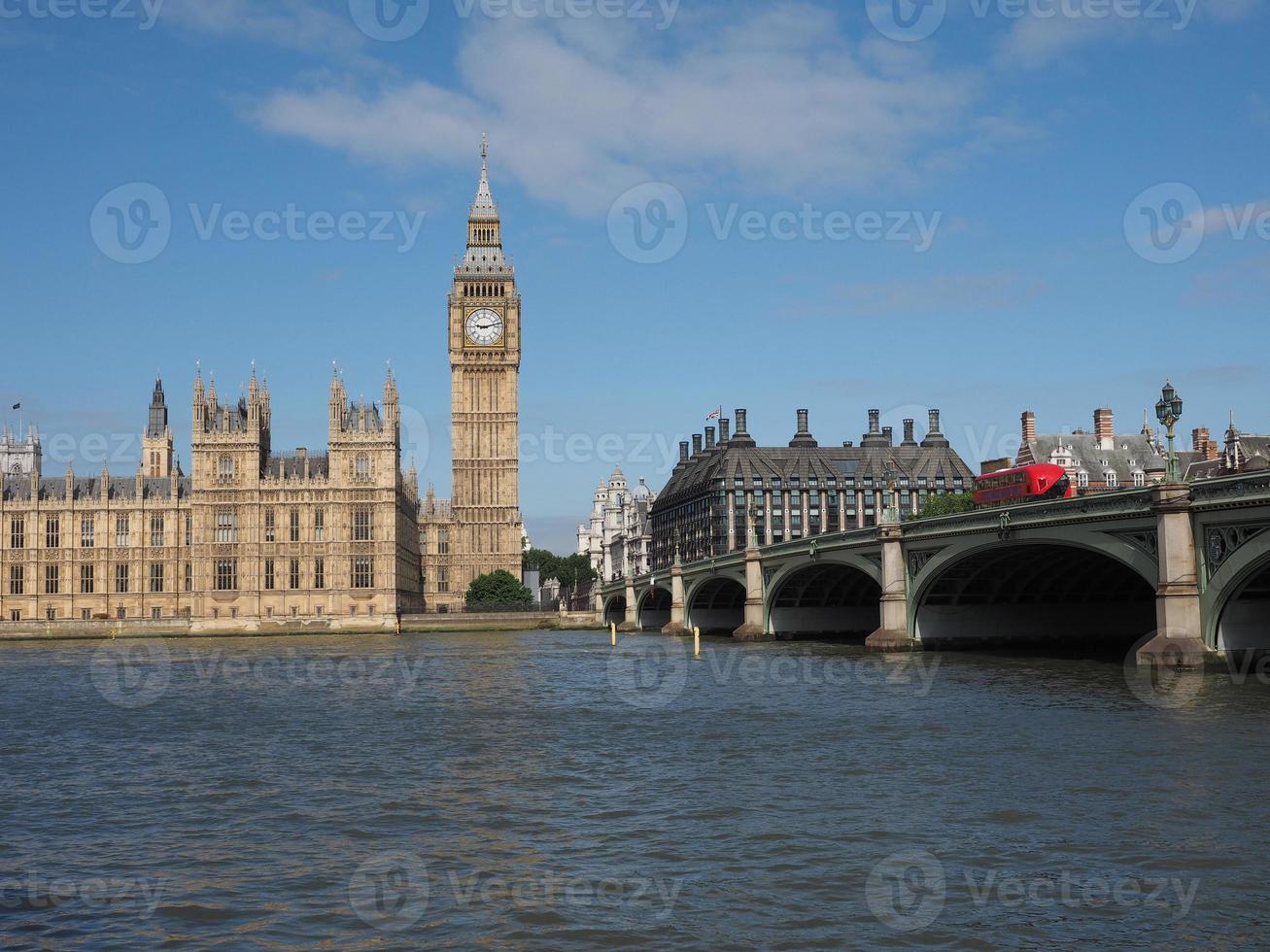 parlamentets hus i London foto