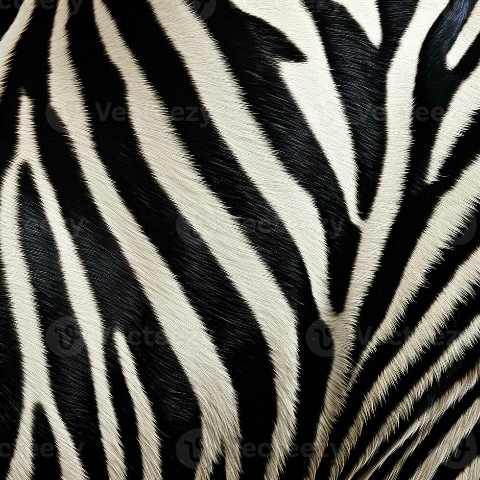realistisk zebra päls textur. genererad ai foto