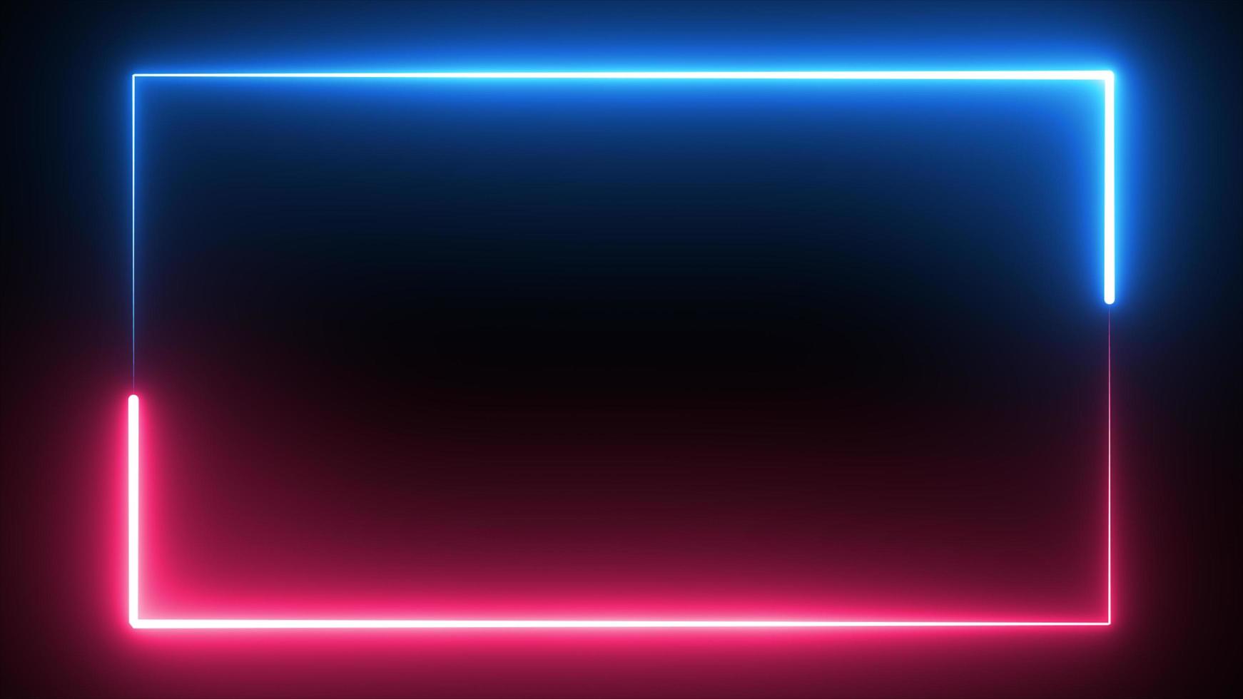 sabel neon glöd färg flödande rektangel bakgrund foto