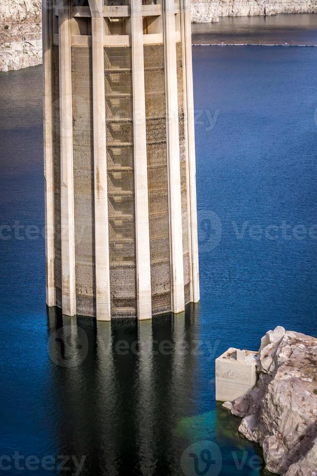 Välkommen till Hoover Dam natursköna vyer foto