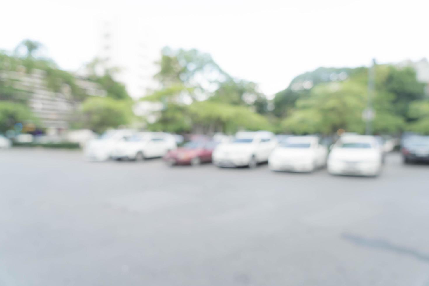 abstrakt suddig parkeringsbil för bakgrund foto