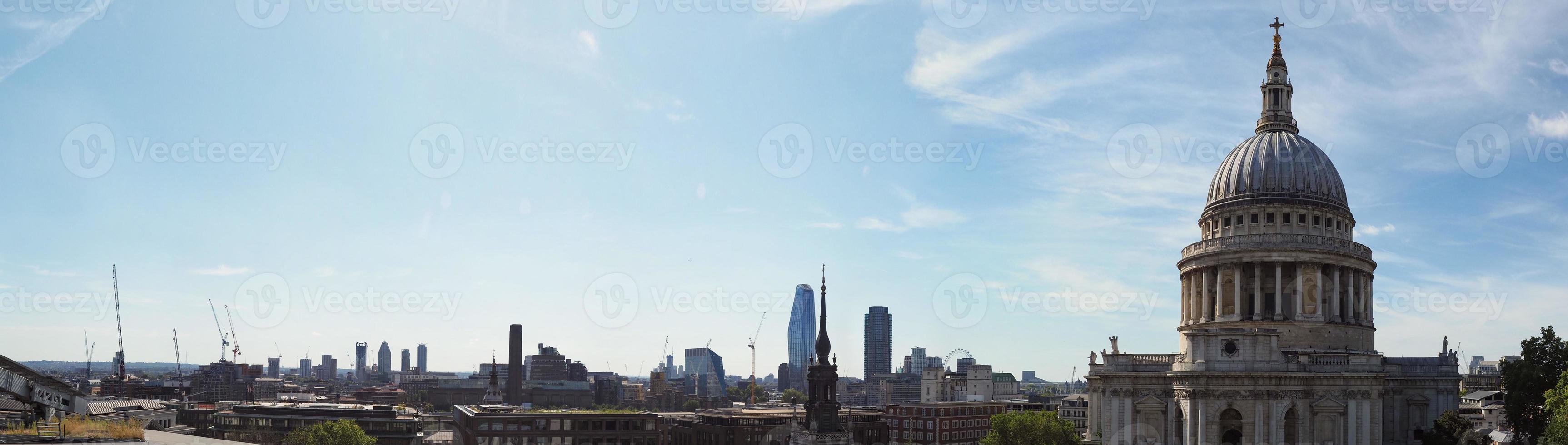 vid panoramautsikt över London foto