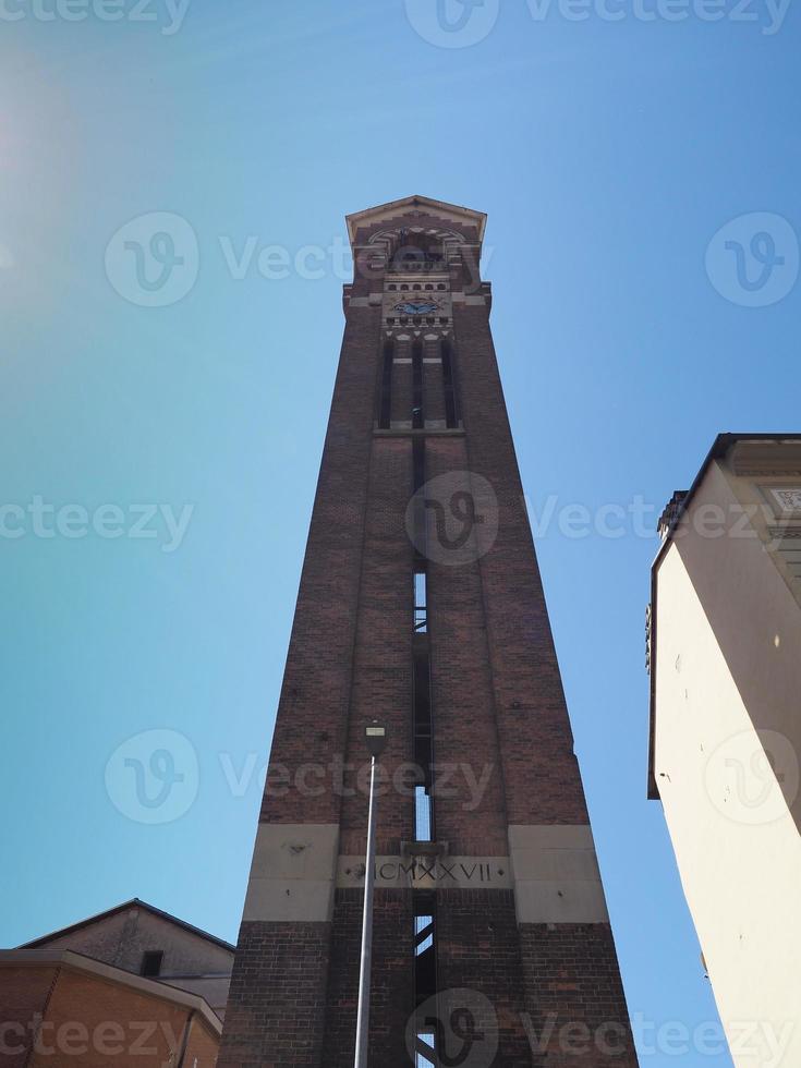 San Giuseppe kyrktorn i Turin foto
