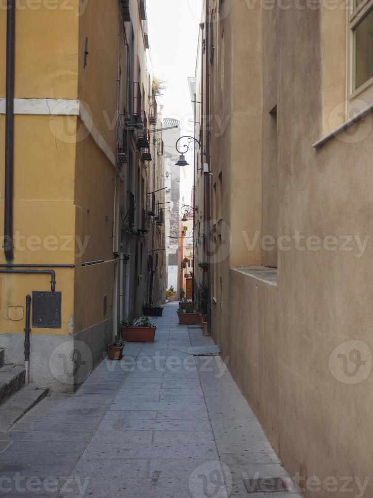 casteddu betyder slottskvarter i Cagliari foto