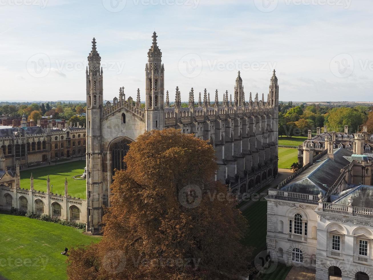 flygfoto över Cambridge foto