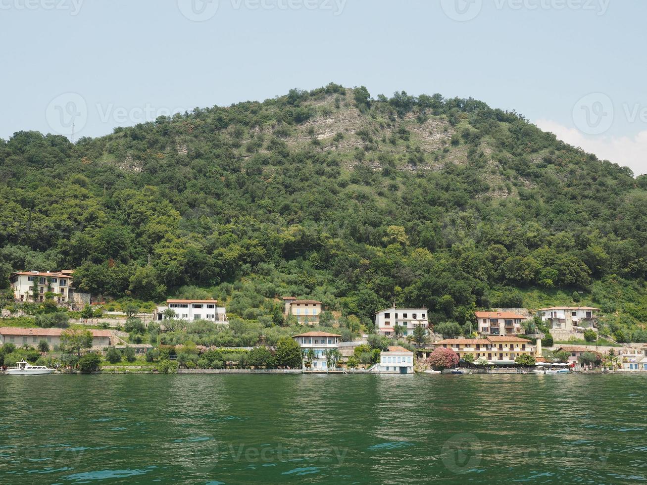 utsikt över sjön iseo foto