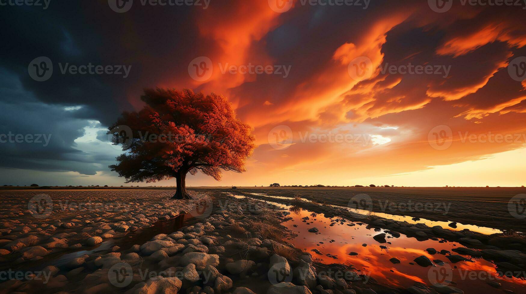 de skönhet av natur ai generativ foto