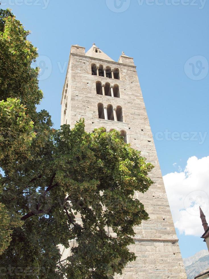 kyrkan sant orso aosta foto