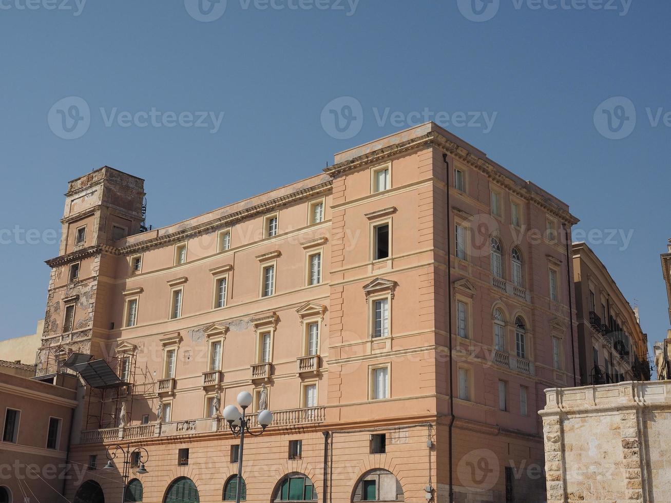 casteddu betyder slottskvarter i Cagliari foto