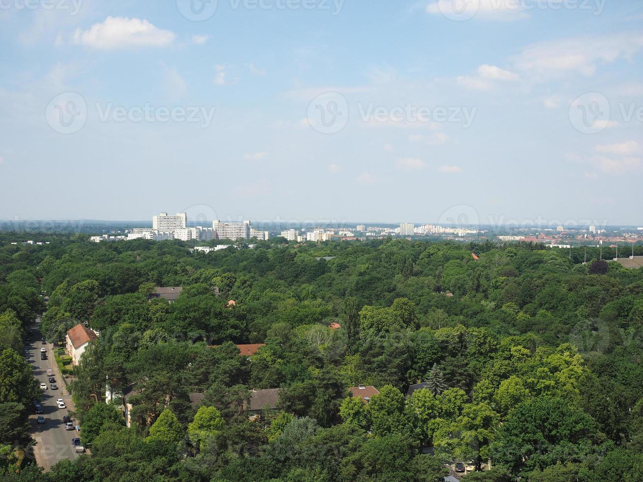 flygfoto över berlin foto