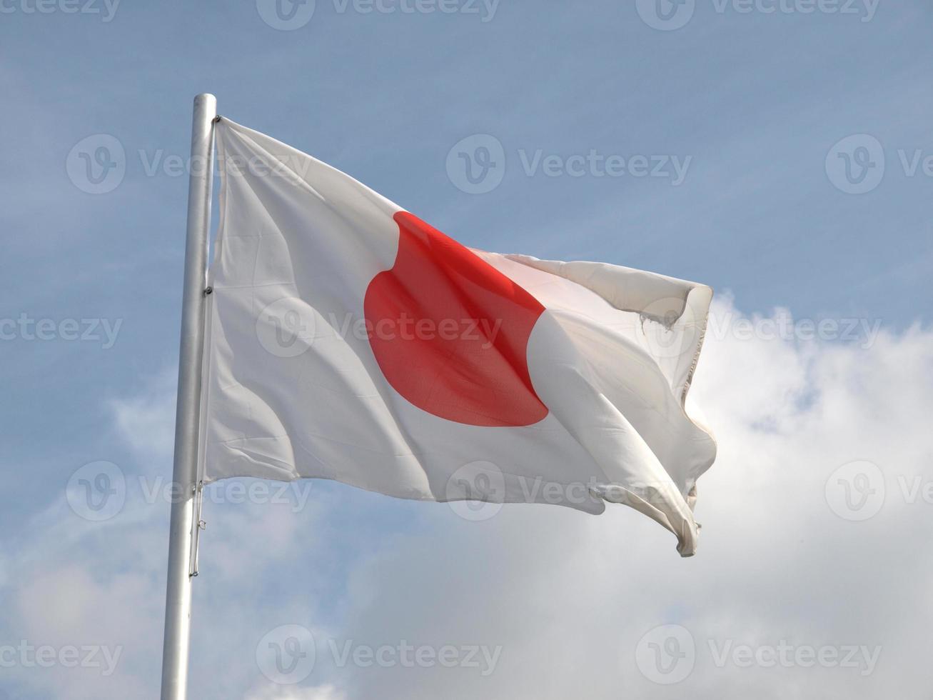 Japans flagga foto