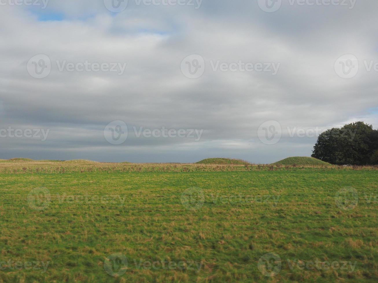 engelskt landspanorama i Salisbury foto