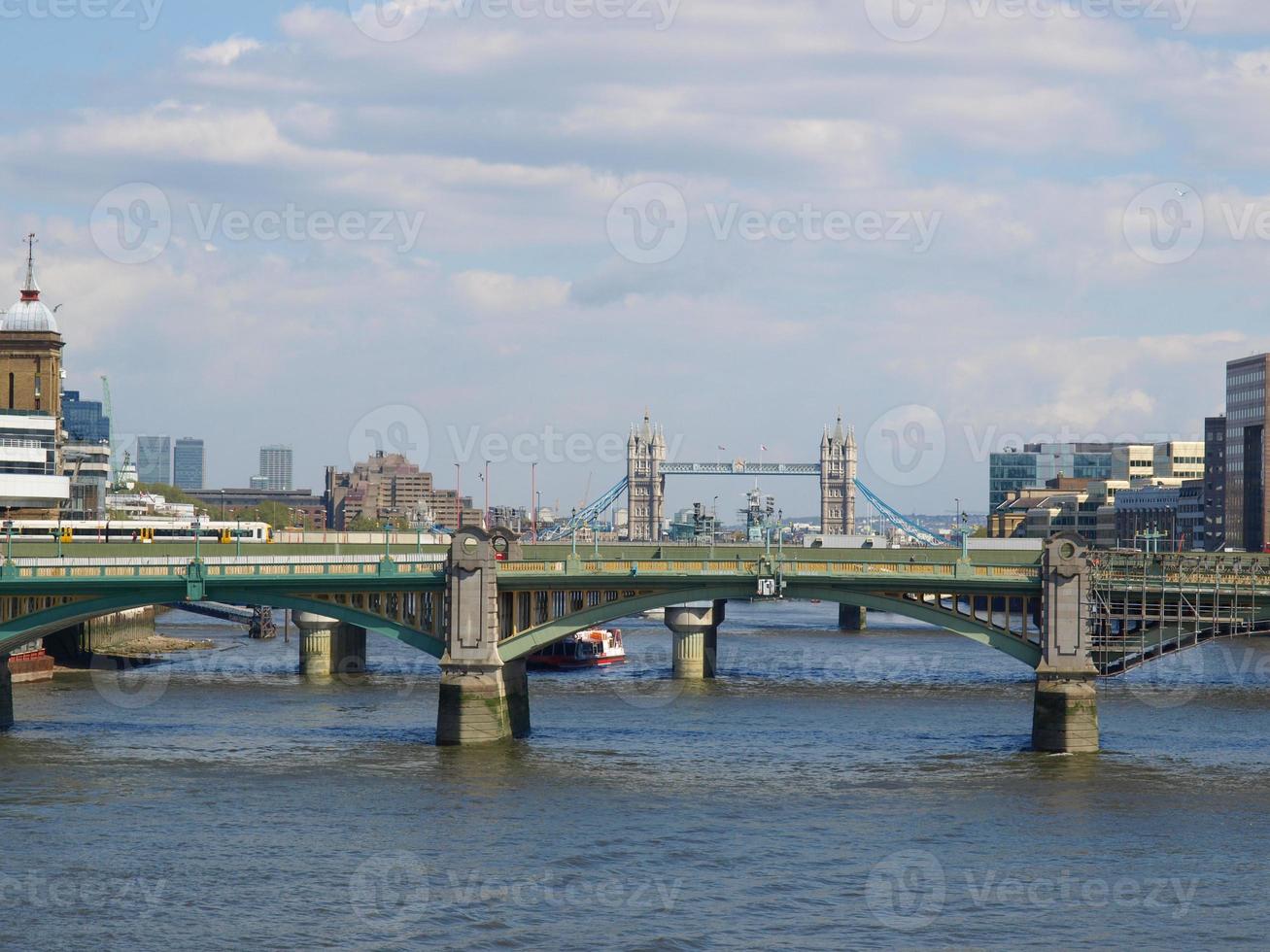 Themsen i London foto