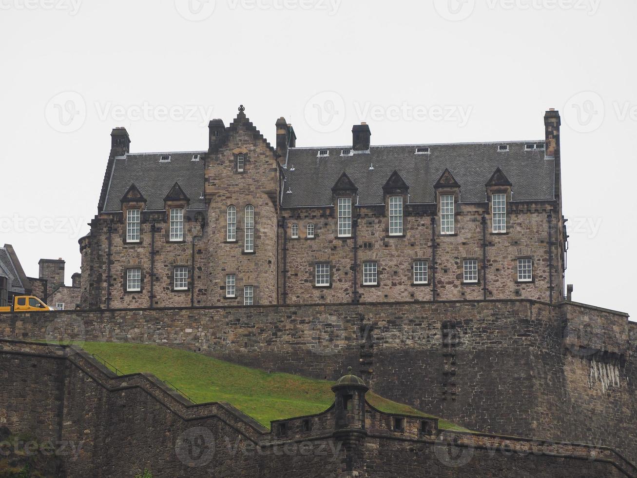 edinburgh slott i Skottland foto