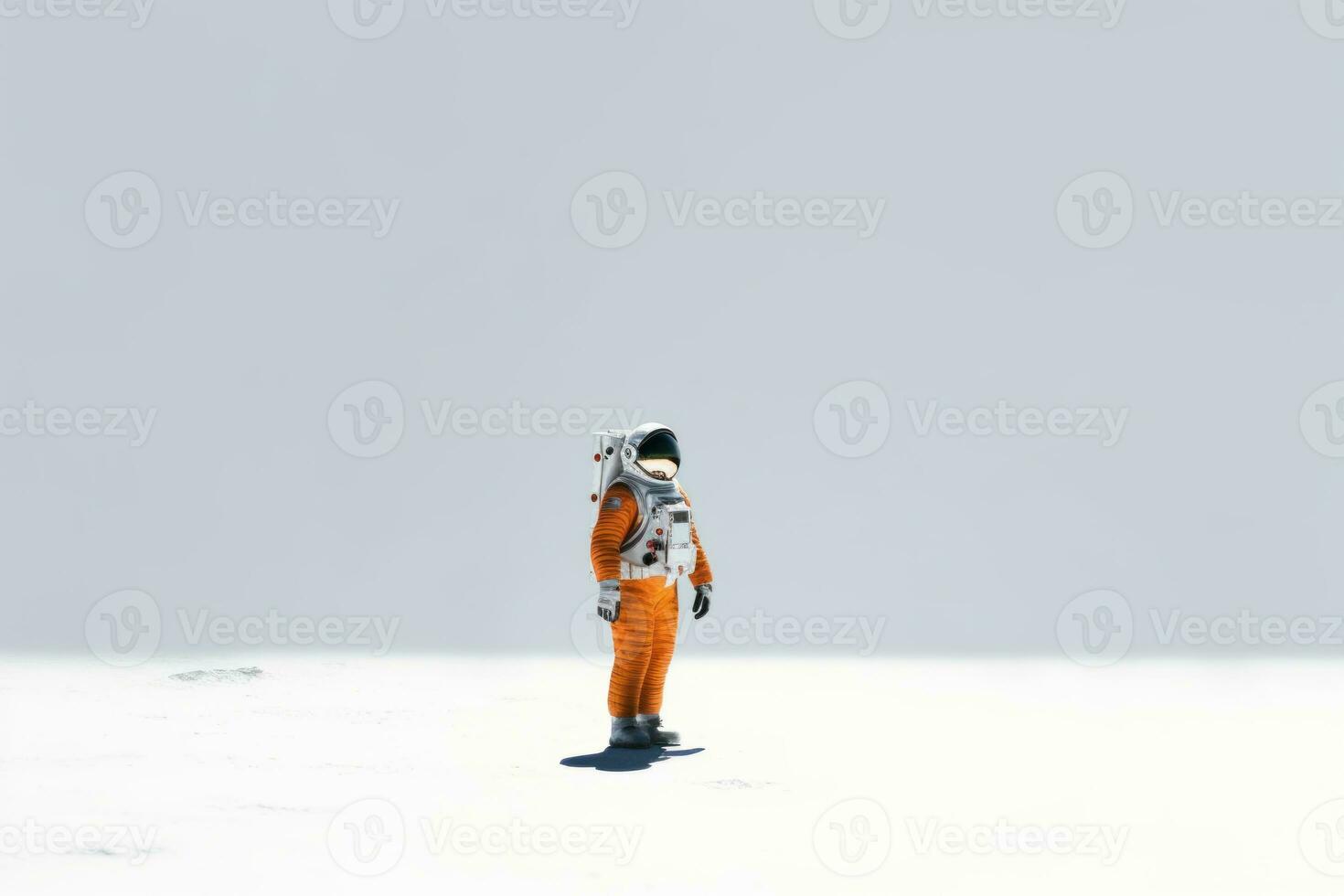 porträtt av astronaut i Plats . generativ ai. foto