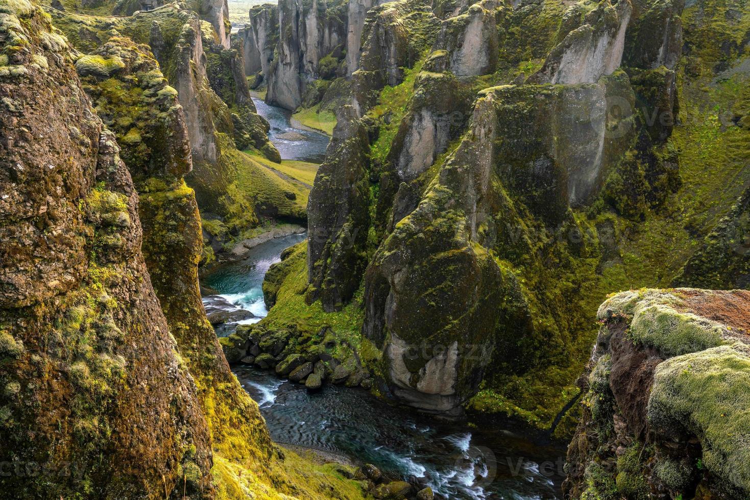 island vackert landskap, islandskt naturlandskap foto