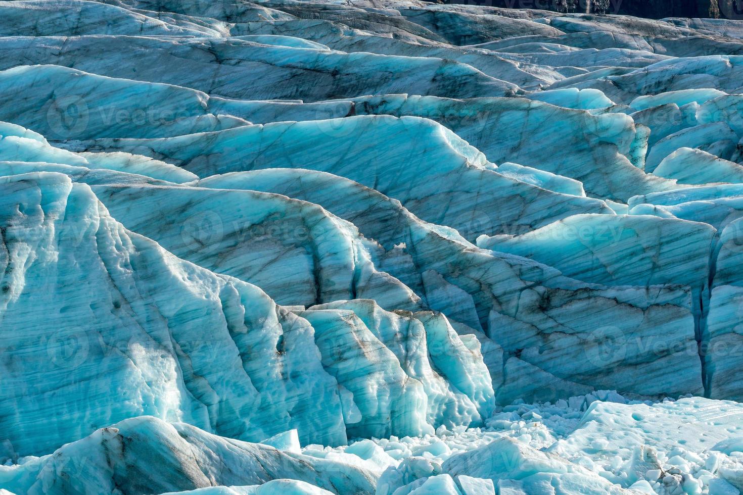 svinafellsjokull glaciär i vatnajokull nationalpark foto