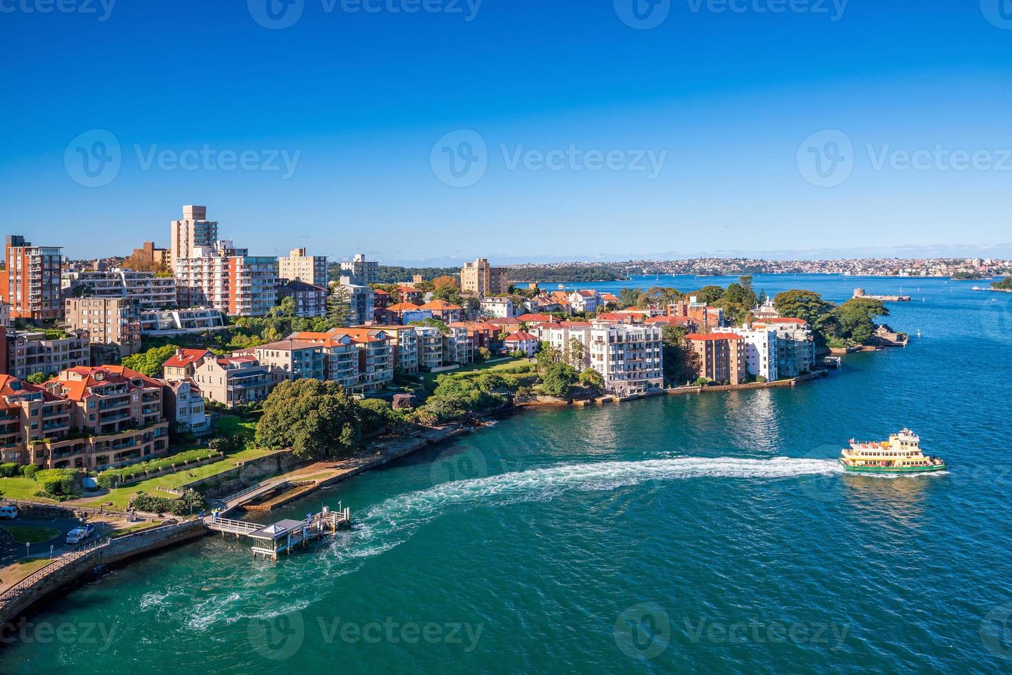 kirribillis skyline i sydney foto