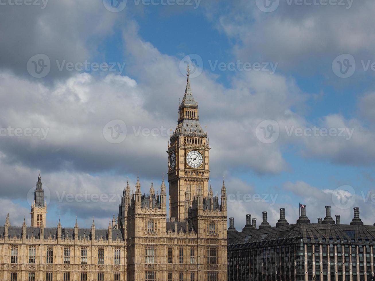 parlamentets hus i London foto