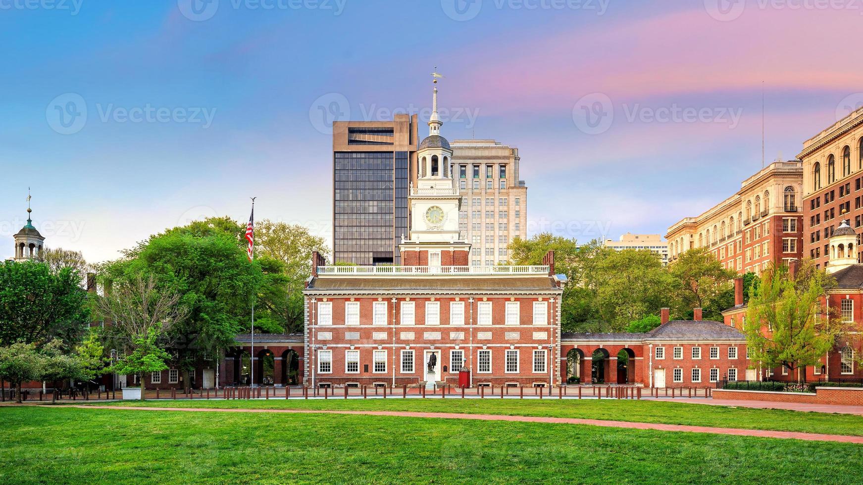 självständighetshallen i Philadelphia foto