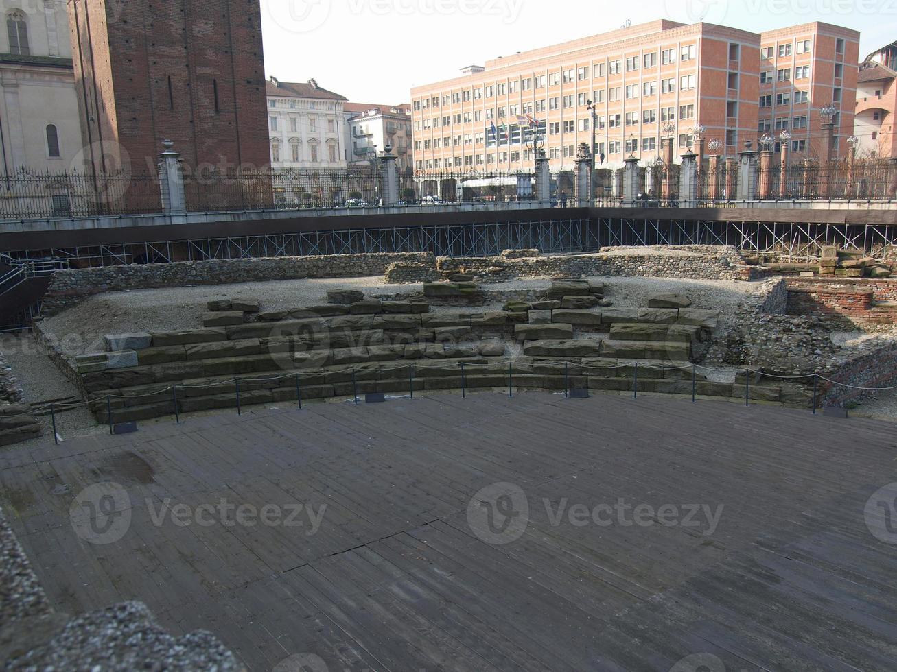 romersk teater, Turin foto